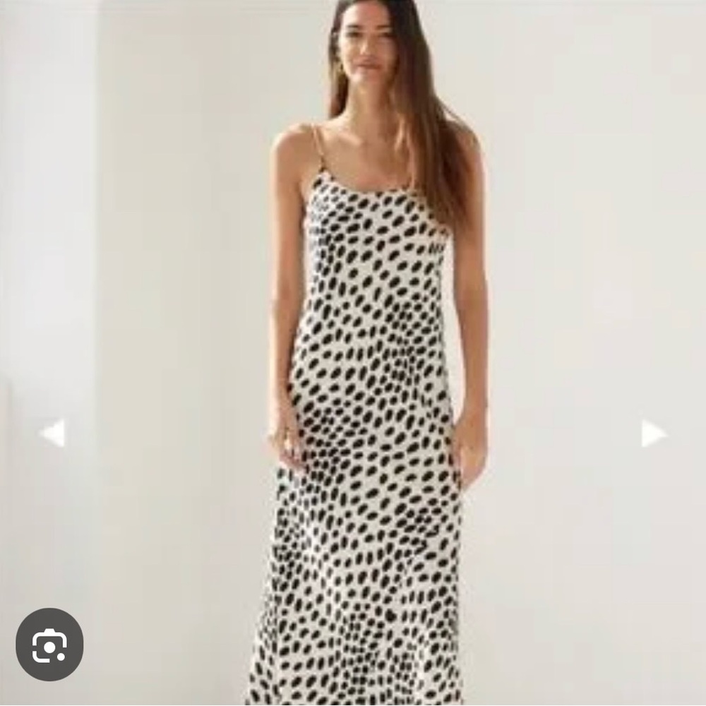 AYR Black and White Ten Outta Ten Midi Dress NWOT